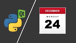 PyQt5 Tutorial 12  Date Widget using Qt Designer [upl. by Sihun261]