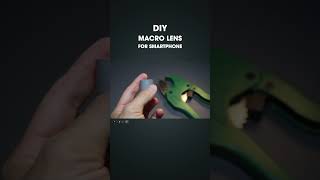 How to make macro lens for smartphone using old camera lens [upl. by Ariamo]