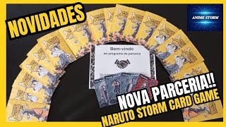 NOVA PARCERIA NO CANAL  NARUTO STORM CARD GAME [upl. by Carberry]