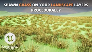 How to Spawn Grass Procedurally on your Landscape Layers in Unreal Engine 5 [upl. by Tacita322]