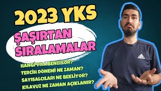 YKS 2023 ŞAŞIRTAN SIRALAMALAR  2023 YKS HANGİ YILA BENZİYOR  Sayısalcılar Şokta [upl. by Chobot269]