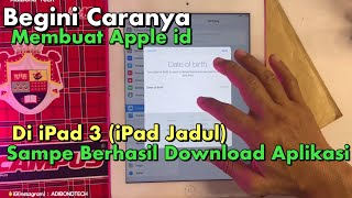 Cara Membuat Apple id di iPad 3 [upl. by Dang]