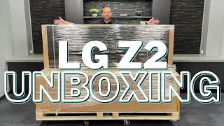 Unboxing The Massive 88 Inch LG Z2 Series 8K OLED [upl. by Tildi]