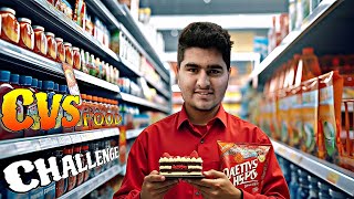 CVS RED FOOD ONLY CHALLENGE  FUNNY  VLOG ❤️ [upl. by Assilen169]