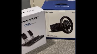 fanatec DD extreme with CSL pedals with low cell kit unboxing 2024 my experience [upl. by Aihtenak156]