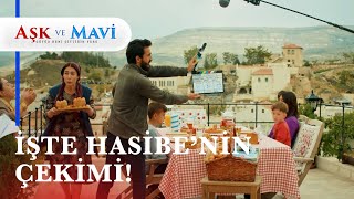 Hasibe reklam artisti oluyor😂 Aşk ve Mavi 67 Bölüm [upl. by Aerised]