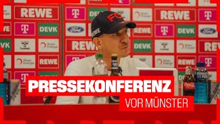 Pressekonferenz vor Münster  1 FC Köln [upl. by Devon862]