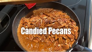 Skillet Candied Pecans Easy [upl. by Lowenstein274]