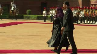 Ceremonial Reception of Ms Samia Suluhu Hassan President of Tanzania at Rashtrapati Bhavan [upl. by Ardelis]