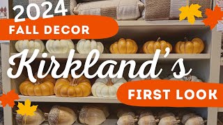 🍂First look at KIRKLANDS FALL 2024 DECOR🍁 FALL PREVIEW  Shop with ME [upl. by Rochus]