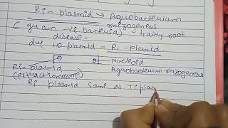 What are Ri plasmidRi plasmid diagram and detail complete explanation [upl. by Dry]