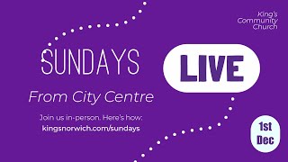 Sunday Live 1st December  City Centre [upl. by Nerro]