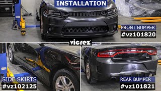 Dodge Charger Full Conversion from SXT ➡️ SRT  Installation 😱 [upl. by Randee]