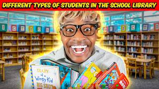 Different types of Students in the School Library [upl. by Kerstin]