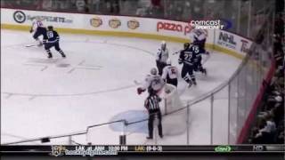 John Erskine vs Chris Thorburn Nov 17 2011 [upl. by Mag]