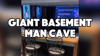 GIANT BASEMENT MAN CAVE amp HOME CINEMA [upl. by Markowitz]