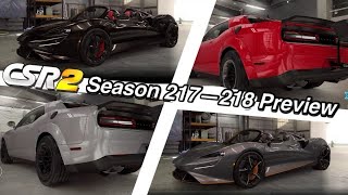 CSR2  SEASON 210  Elite ShowDown Top 4 Cars [upl. by Tamma231]