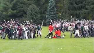 War of 1812 Bicentennial Battle of Queenston Heights  General Isaac Brocks death [upl. by Anirrehs319]