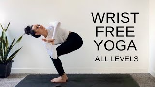 Wrist Free Hatha Yoga Class  20Minute All Levels Practice [upl. by Amyaj]