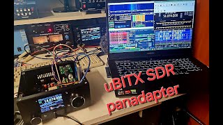 uBITX v6 panadapter SDR  interface audio  CAT [upl. by Nuawaj]