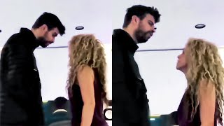 Shakira y Pique se encuentran cara a cara 😡 Shakira lo rechaza Bizarrap Session 53 [upl. by Analaj]