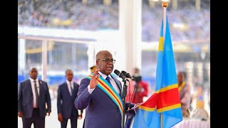 INVESTITURE I SEM FELIX ANTOINE TSHISEKEDI TSHILOMBO PRESIDENT DE LA REPUBLIQUE CHEF DE LETAT [upl. by Jehoash632]