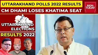 Uttarakhand Polls 2022 Results CM Pushkar Singh Dhami Loses Khatima Seat  Breaking News [upl. by Percival]