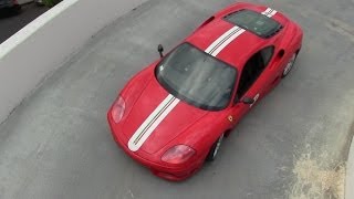 Parking Garage Revving Loud Ferrari Challenge Stradale amp Ferrari 458 Spider [upl. by Suzan442]