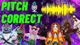 Masked Singer Pitch Correct Audio  The Spicy 6  CluedleDoo [upl. by Anemolihp353]