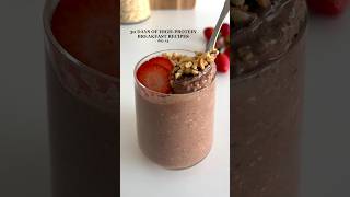 Ferrero Rocher Inspired Overnight Oats🤩 healthyrecipes highprotein breakfastideas [upl. by Lah]