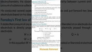 faradays law of electrolysis  Dry Cell  Chemistry 9th FBISE [upl. by Nnaassilem115]