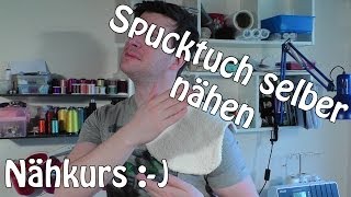 SPUCKTUCH SELBER NÄHEN  DIY  Anleitung für Anfänger  Tutorial [upl. by Natalie332]