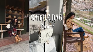 Dior Saddle Bag Review  Worth the Price  Styling  Wear amp Tear  What Fits [upl. by Novikoff]