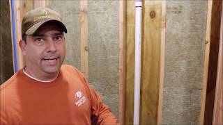 Building My Own Home Episode 113  Putting Rockwool Insulation In The Walls Part 3 [upl. by Ynney]