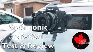 Saramonic SRXM1 Mic  Unboxing Test and Review with dSLR cameras [upl. by Naryk]