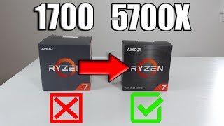 Upgrading From 1700 to 5700x Step By Step on B350 Motherboard [upl. by Yentyrb]