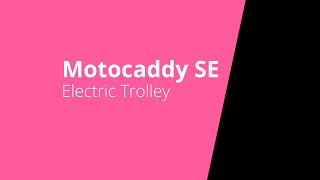 Motocaddy SE Trolley [upl. by Nyrrad]