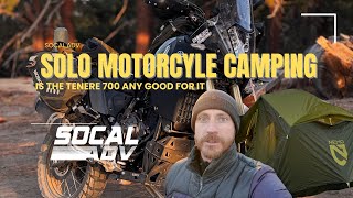 Solo Motorcycle Camping  Is the Tenere 700 any good for it [upl. by Durarte]