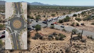 New roundabout in North Scottsdale raises concerns about cost and congestion [upl. by Melentha]