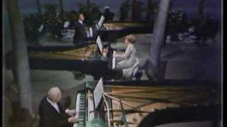 Robert CasaDesus Bach Concerto for 3 pianos 3rd movement 1964 [upl. by Frost932]