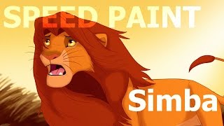 Simba Speed Paint [upl. by Sinnylg]