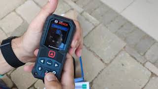 Unpacking  unboxing laser measure Bosch GLM 5027 C 0601072T00 [upl. by Meill]