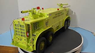 Oshkosh Airport Crash Truck 8x8 P15 in 125th Scale [upl. by Novyaj613]