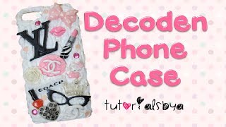 ♡ How to Decoden a Phone Case for Beginners ♡ [upl. by Neenaj]