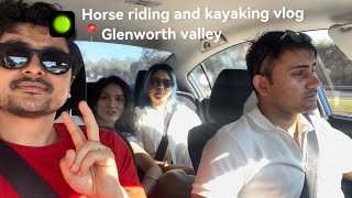 Horse riding 🏇 in Australia 🇦🇺Glenworth Valley [upl. by Eneliak]