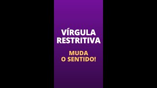 A importância da VÍRGULA para o sentido Shorts [upl. by Tterag]