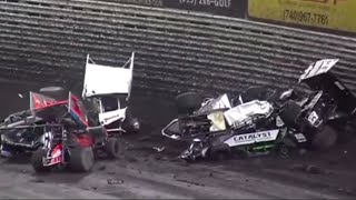 Sprint Car 2022 Biggest Crashes Compilation [upl. by Asela274]