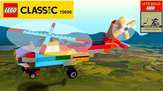 Lego 10696 Helicopter MOC 🚁 How to build from Lego Classic 10696 💰 Save Money amp Space with Lego [upl. by Mirella944]