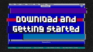 Mastering QBasic 1  Download and Getting Started  Creating Your First Program  Science Era [upl. by Annaer]