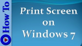 How to print screen on Windows 7 [upl. by Enomys]